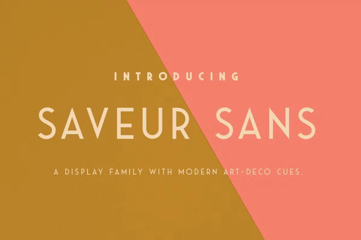 Saveur Sans Font