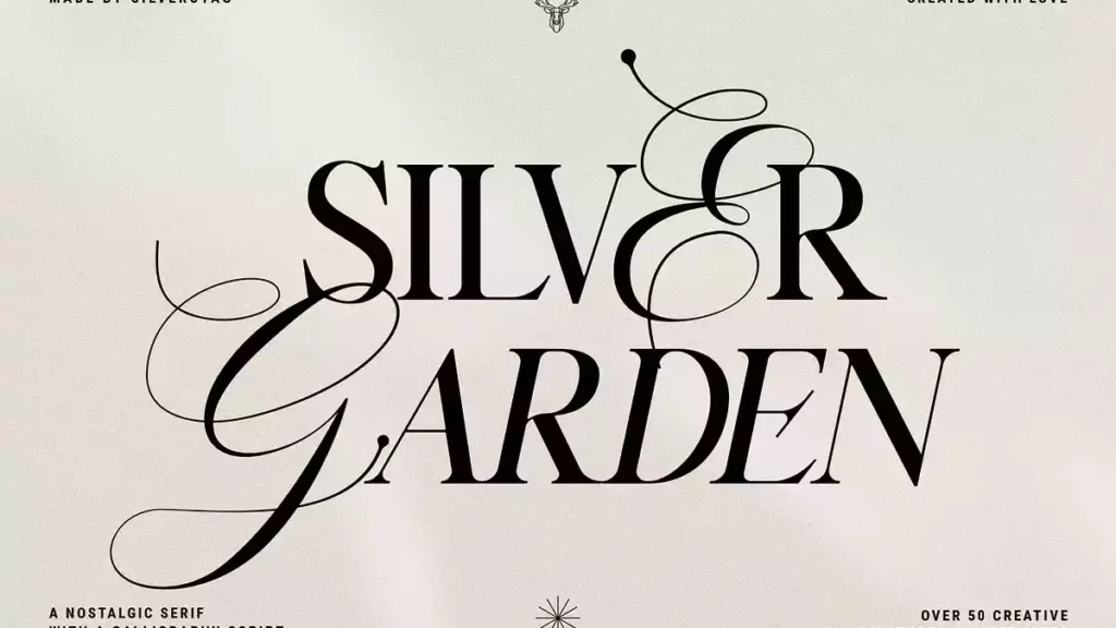 Silver Garden Font