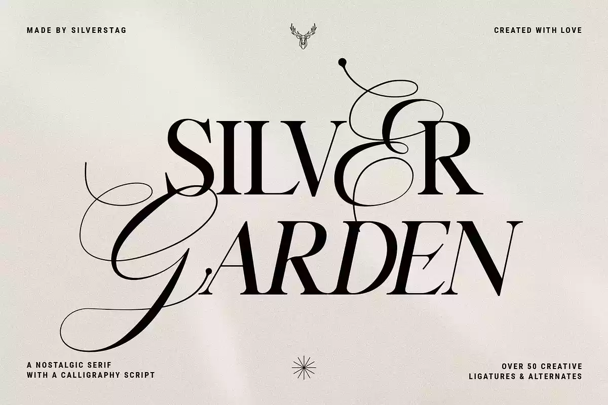 Silver Garden Font