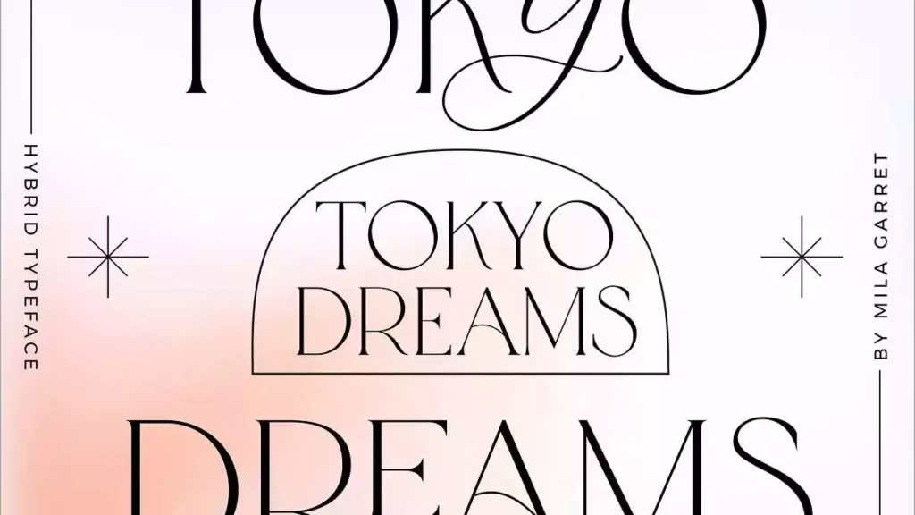 Tokyo Dreams Font