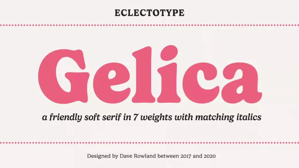 Gelica Font