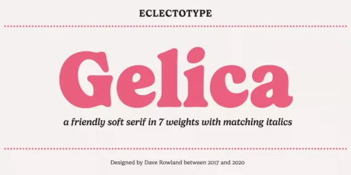 Gelica Font