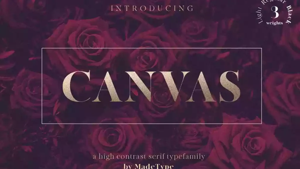 MADE Canvas Font