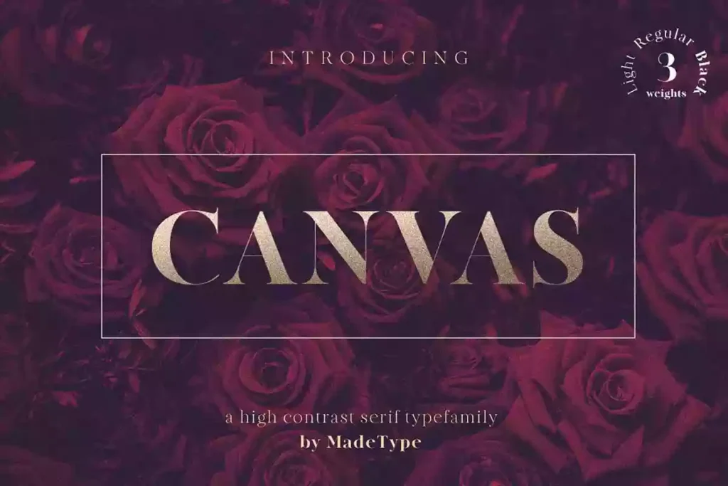 MADE Canvas Font