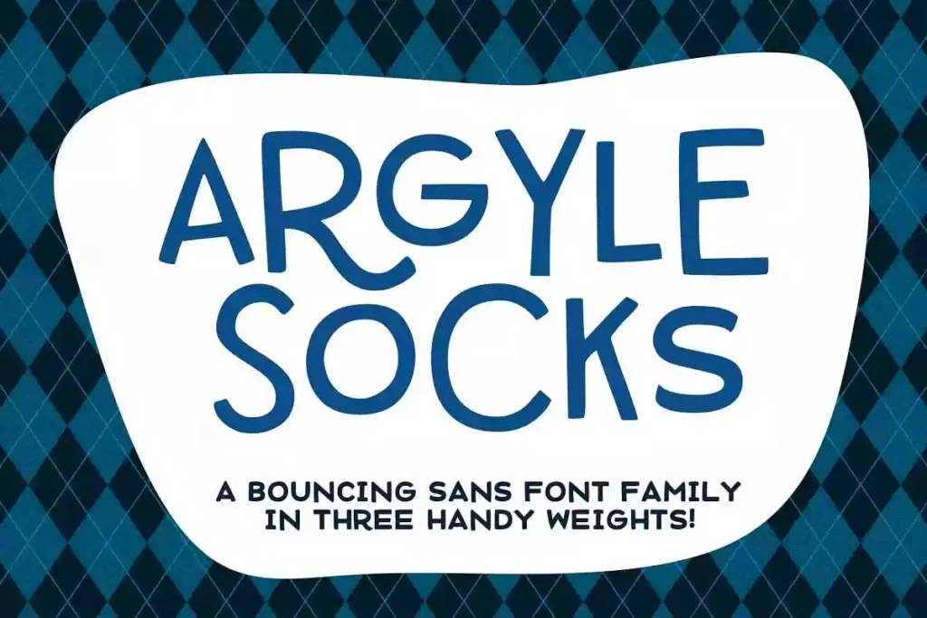 Argyle Socks Font