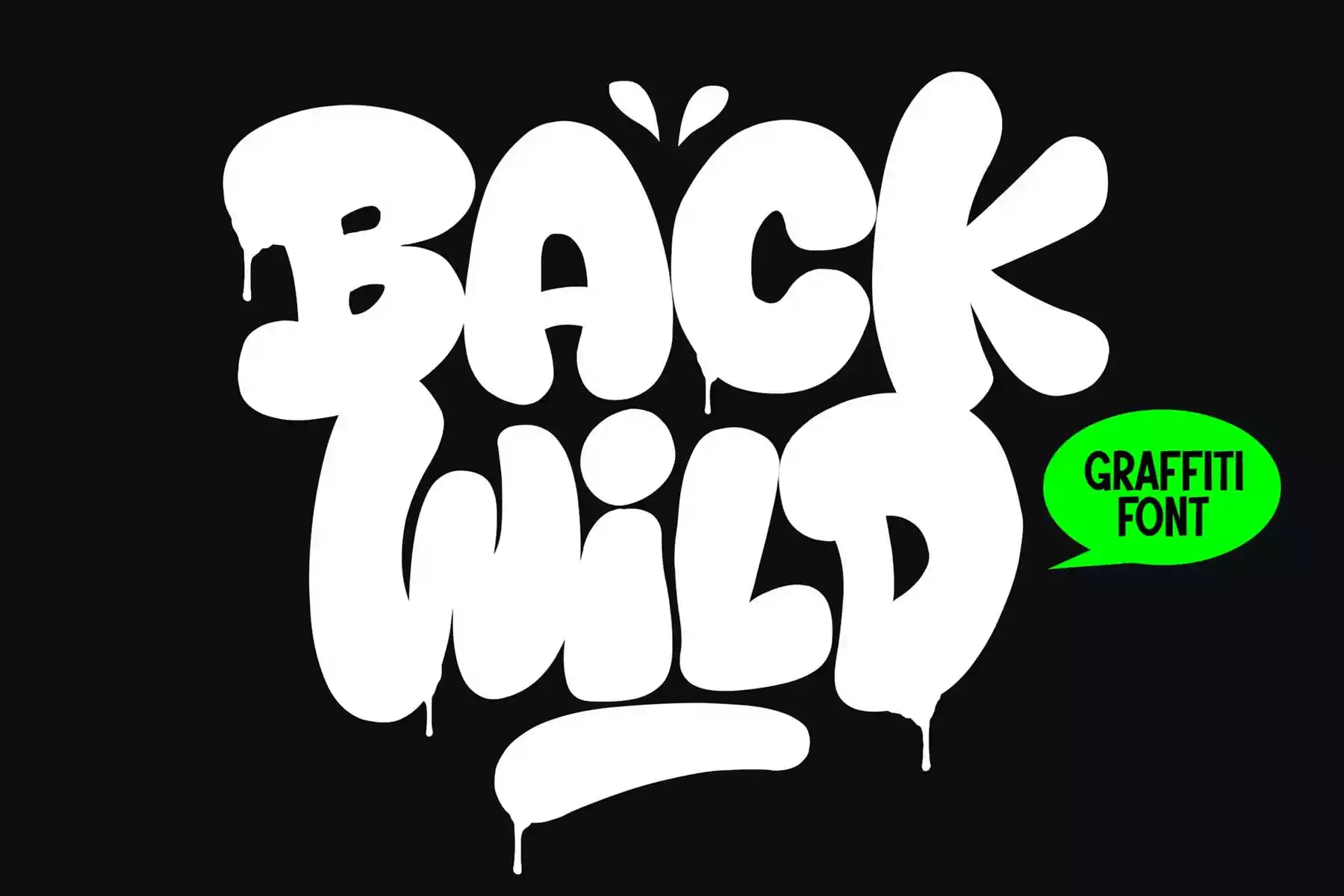 Back Wild Font