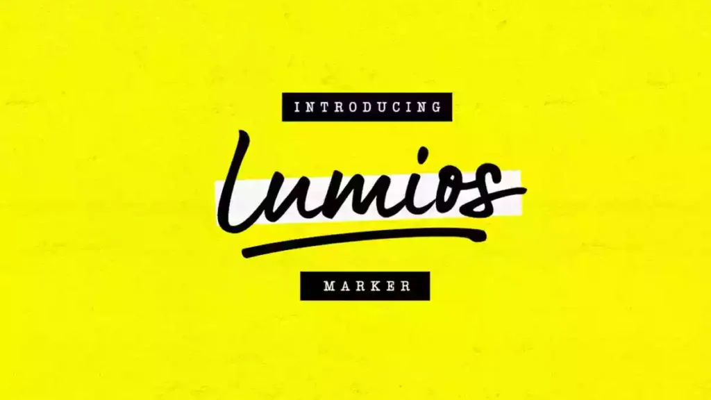 Lumios Marker Font