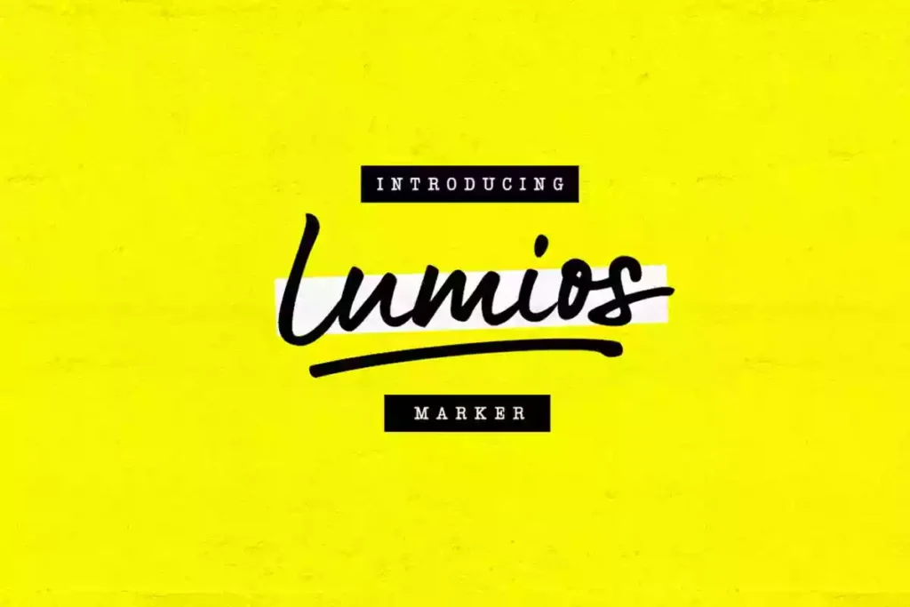 Lumios Marker Font