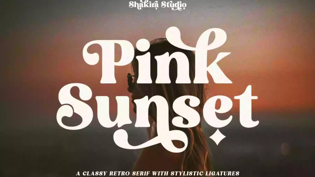 Pink Sunset Font