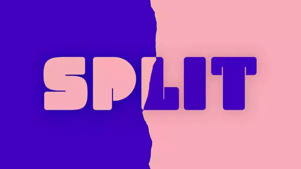 Split Font