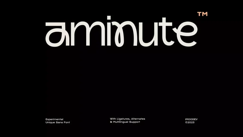 Aminute Font