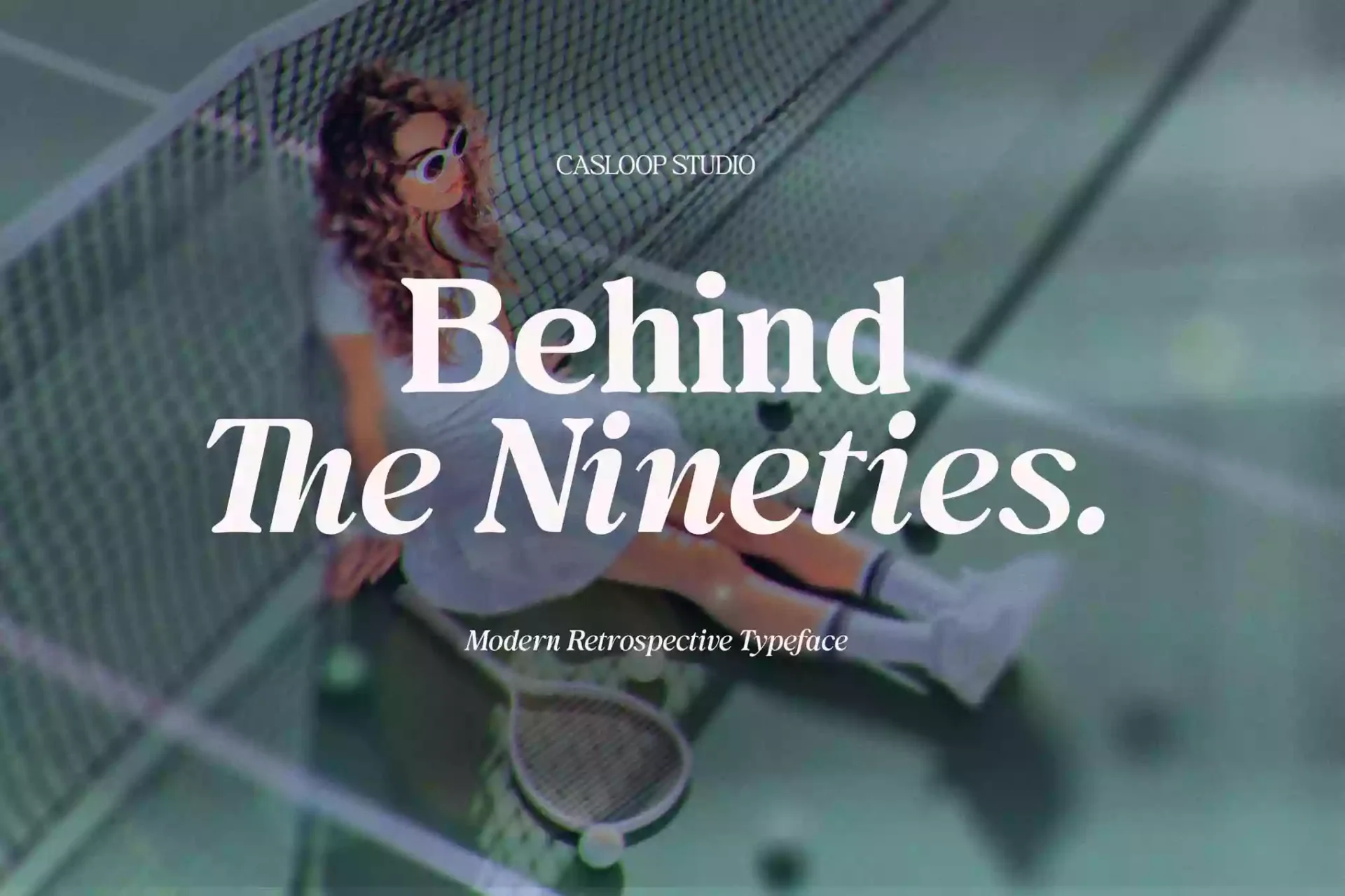 Behind The Nineties Font