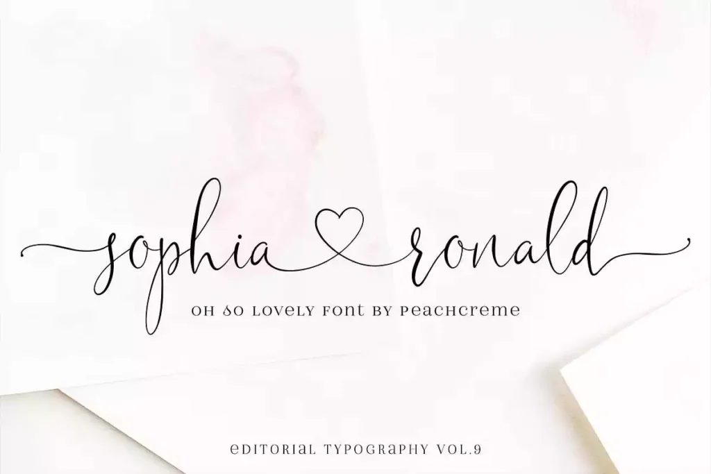 Sophia Ronald Font