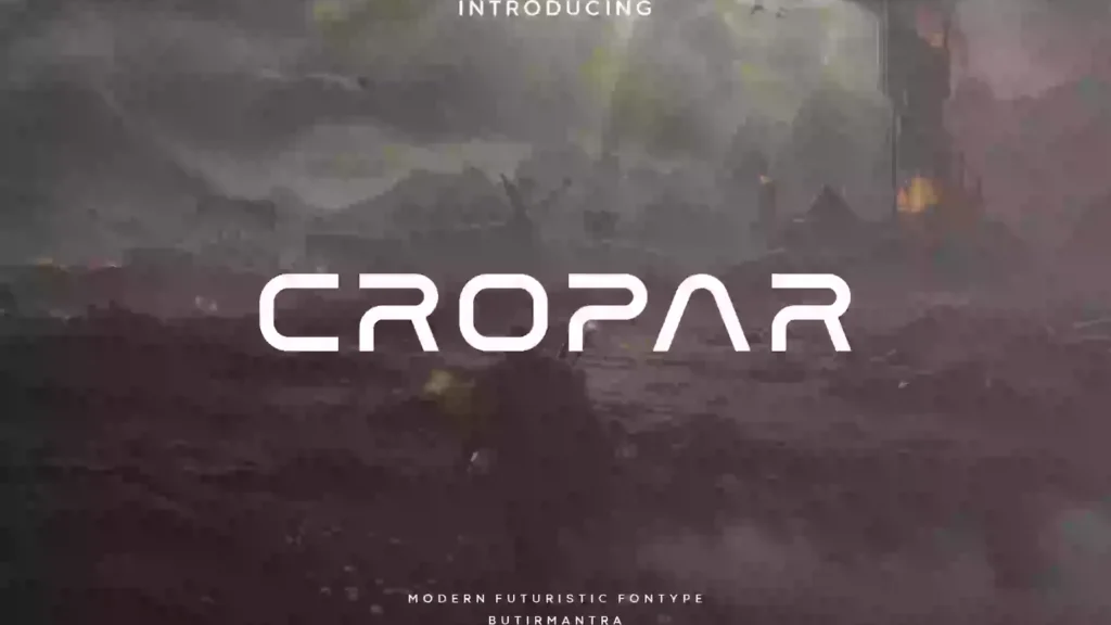 Cropar Font