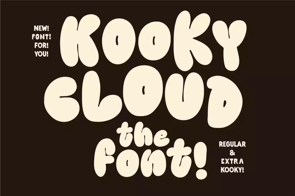 Kooky Cloud Font