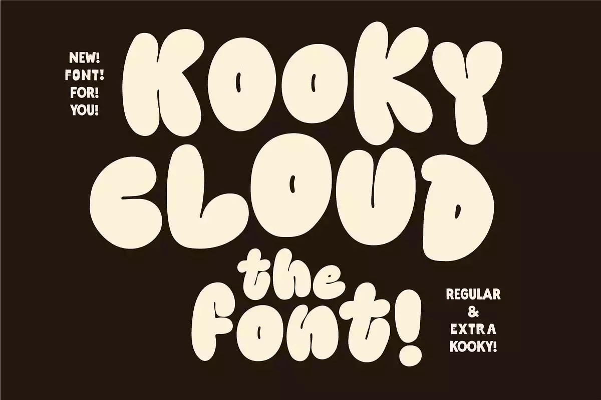 Kooky Cloud Font