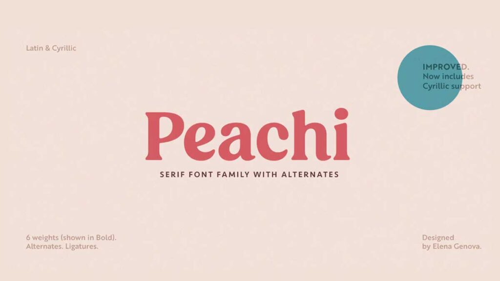 Peachi Font