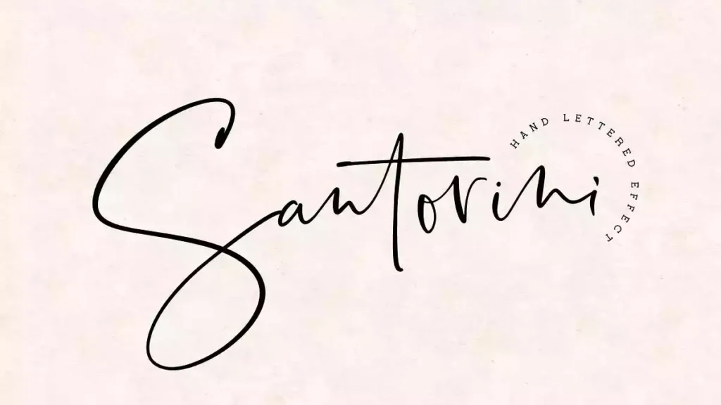 Santorini Font