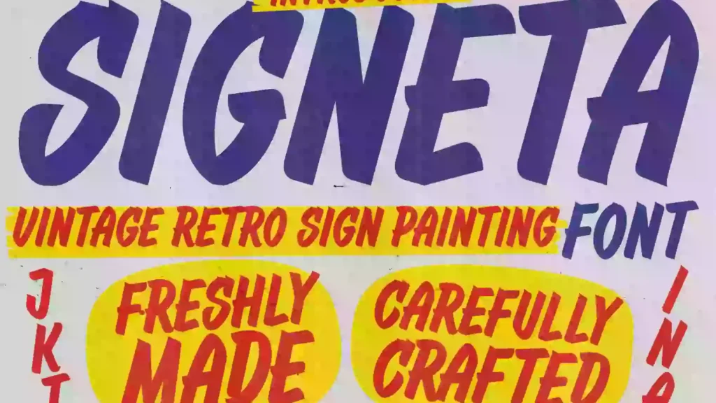 Signeta Font