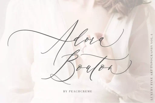 Adora Bouton Font