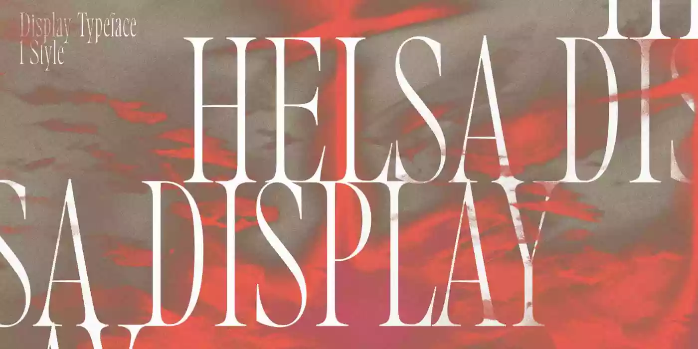 Helsa Display Font