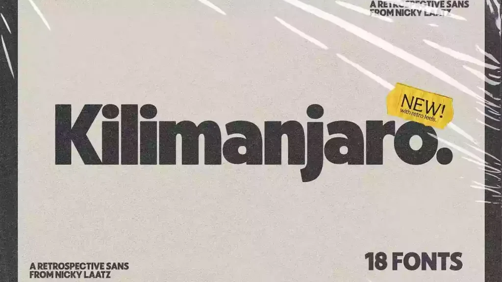 Kilimanjaro Sans Font