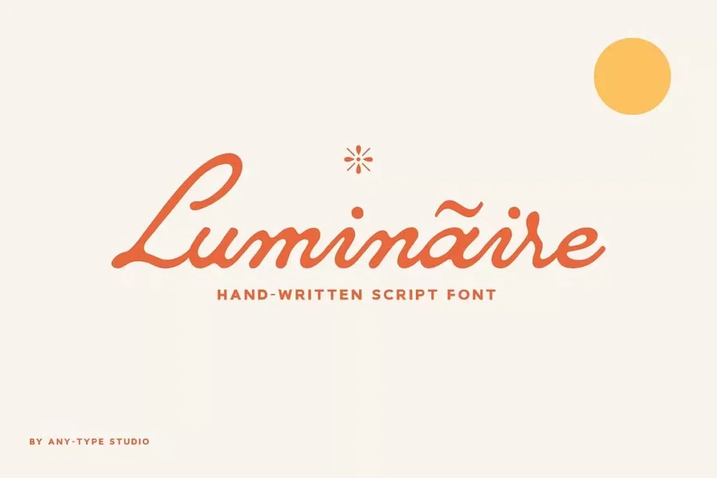 Luminaire Font