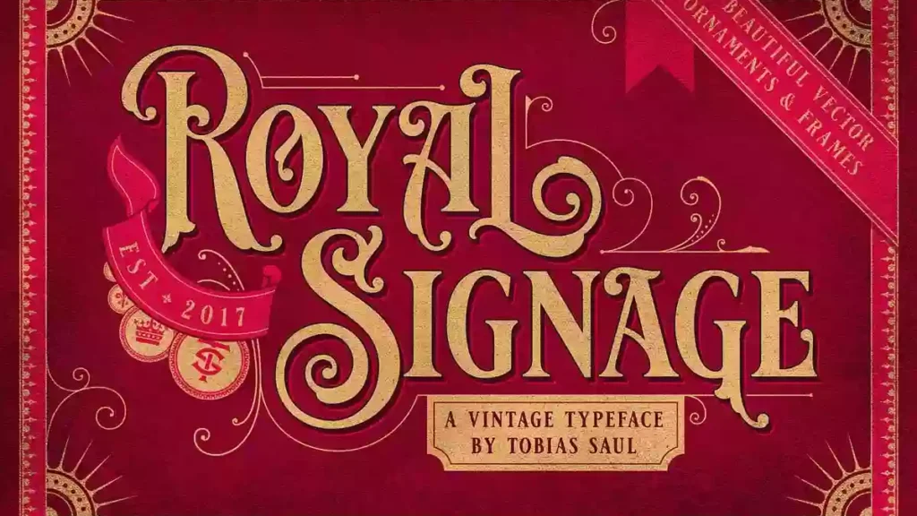 Royal Signage Font