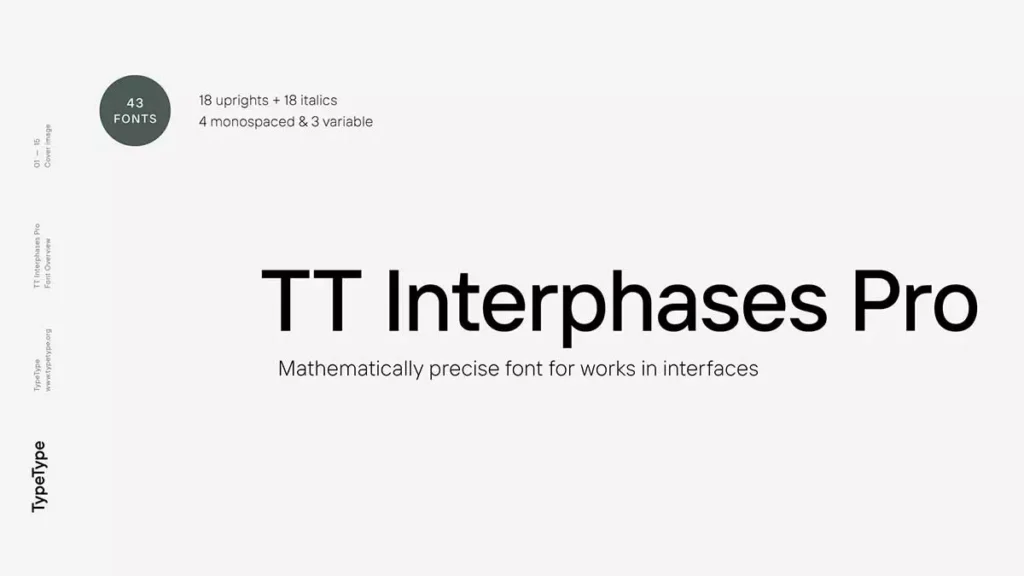 TT Interphases Pro Font