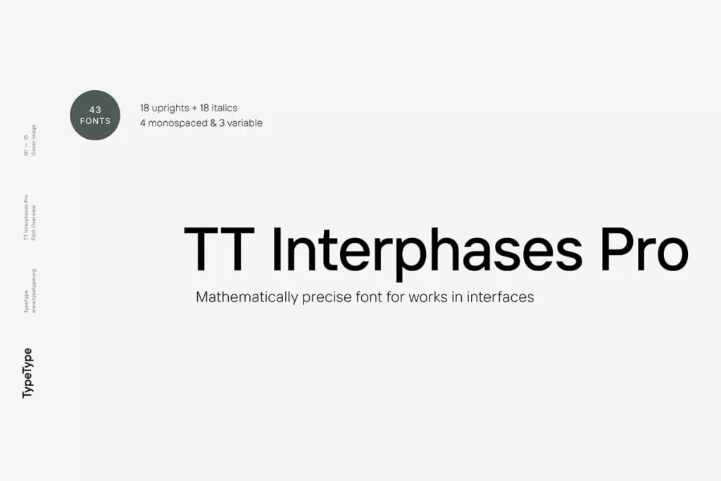 TT Interphases Pro Font