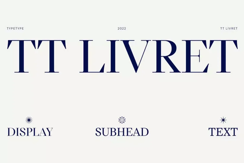 TT Livret Font