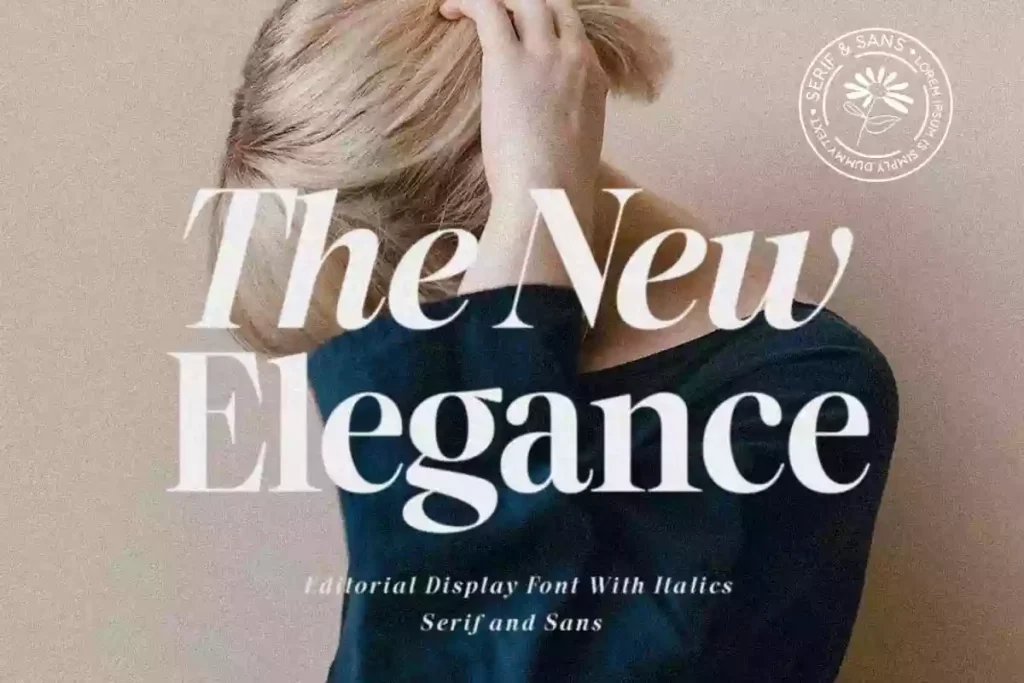 The New Elegance Font