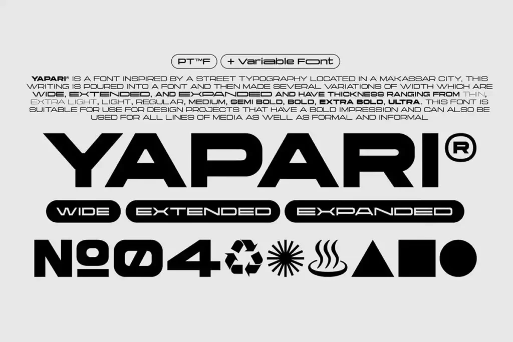 Yapari Font