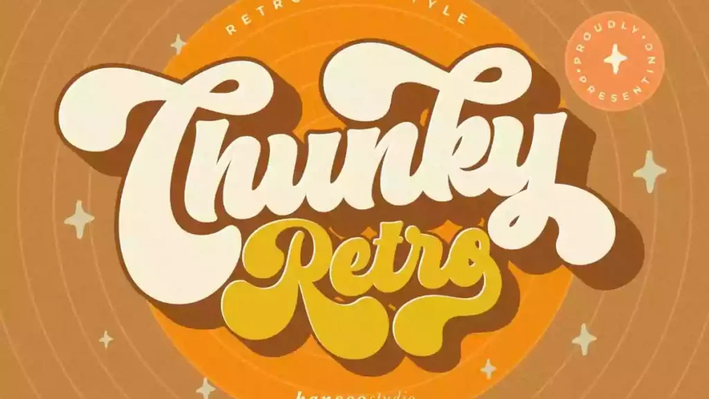 Chunky Retro Font