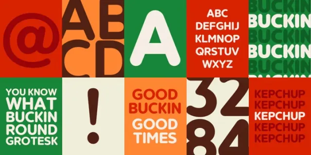 Buckin Font 1