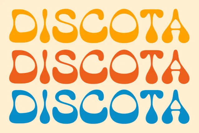 Discota Display Font 1