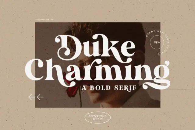 Duke Charming Serif Font