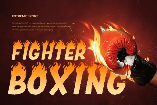 Fire Ball Font 3