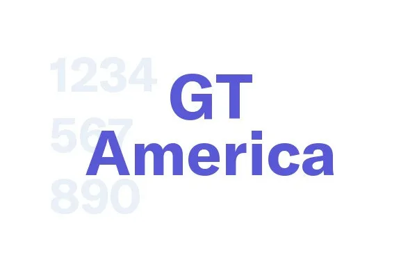 GT America Font Family