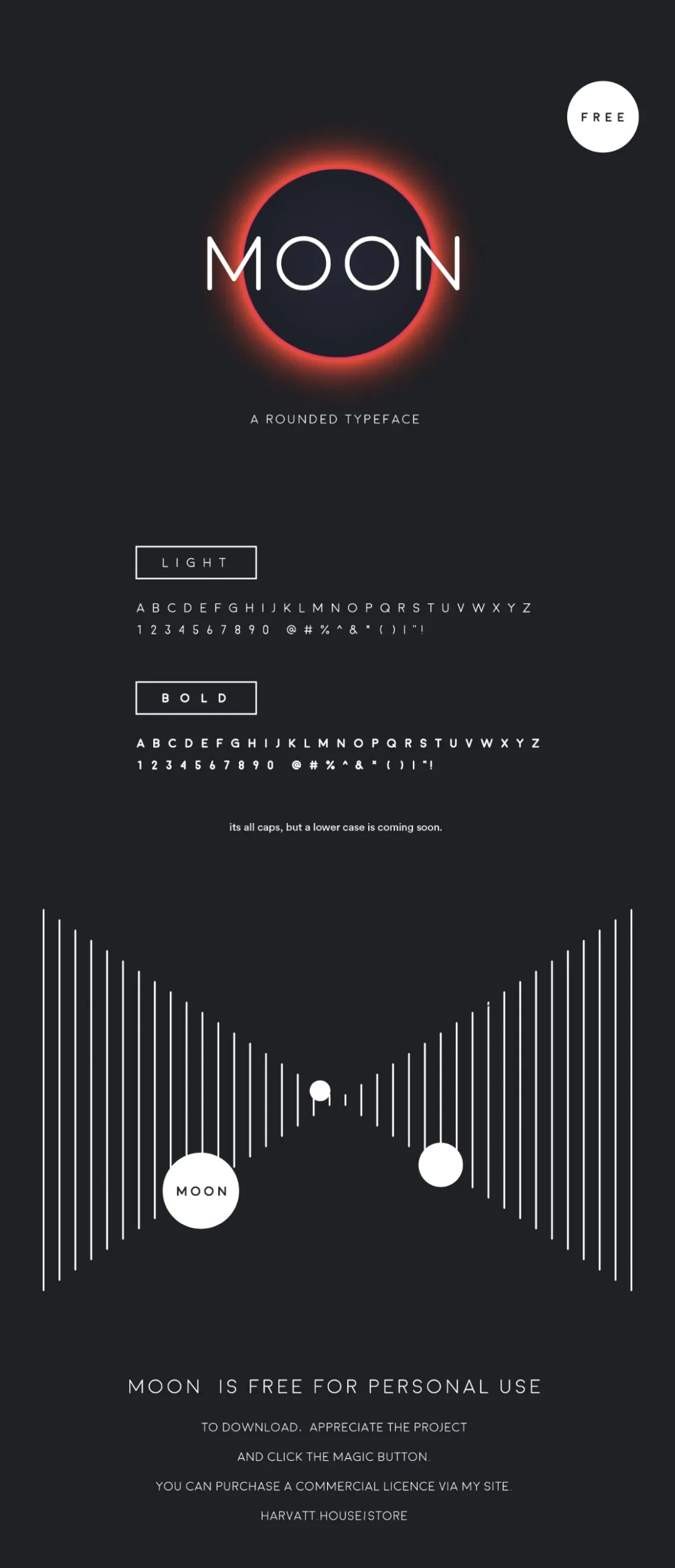 Moon Typeface Font