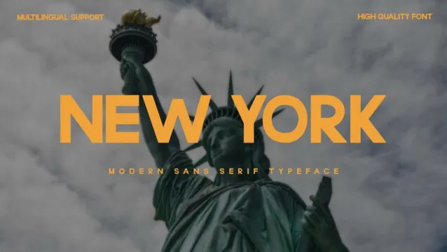 New York Typeface