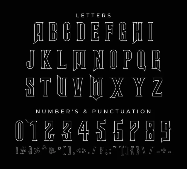 Wicked Font 1