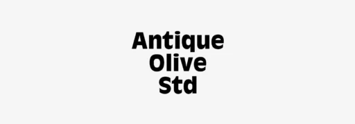 Antique Olive Std Font Family Free Download