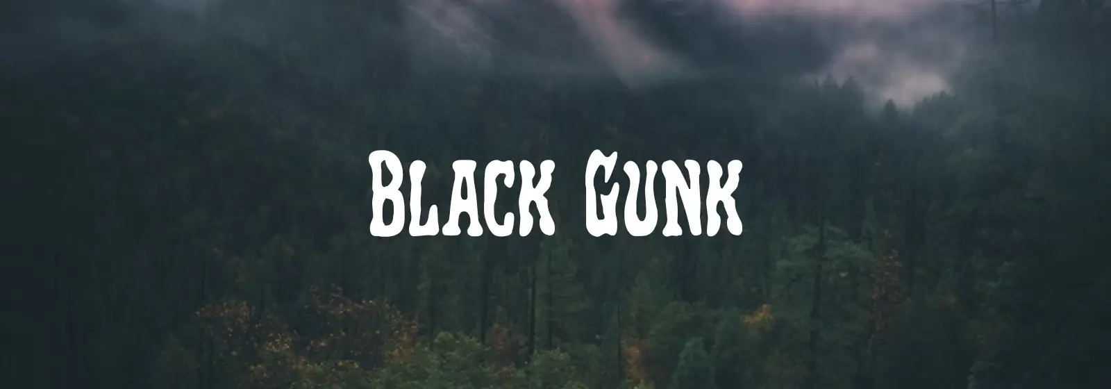Black Gunk Font Family