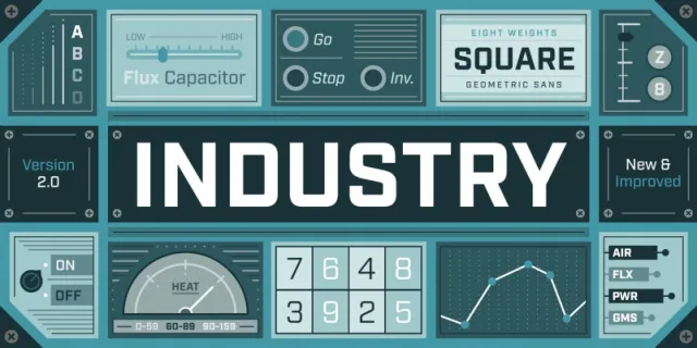 Industry Font Family