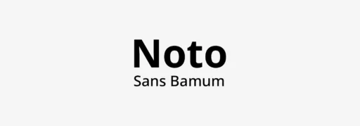 Noto Sans Bamum Font