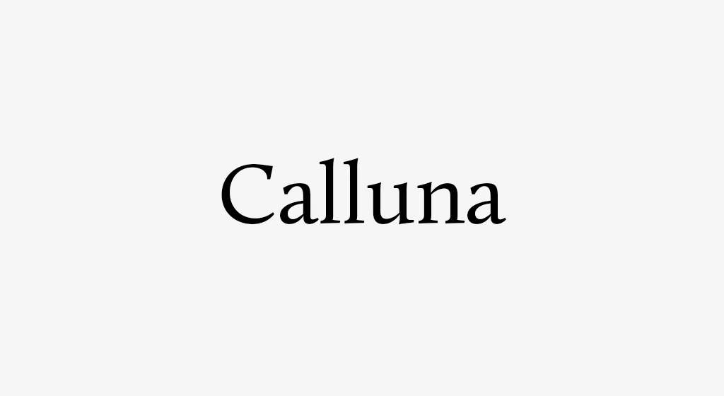 Calluna Font