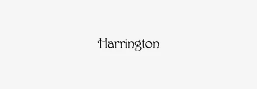 Harrington Font
