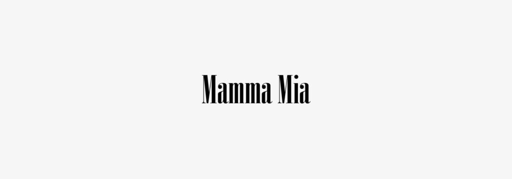 Mamma Mia Font
