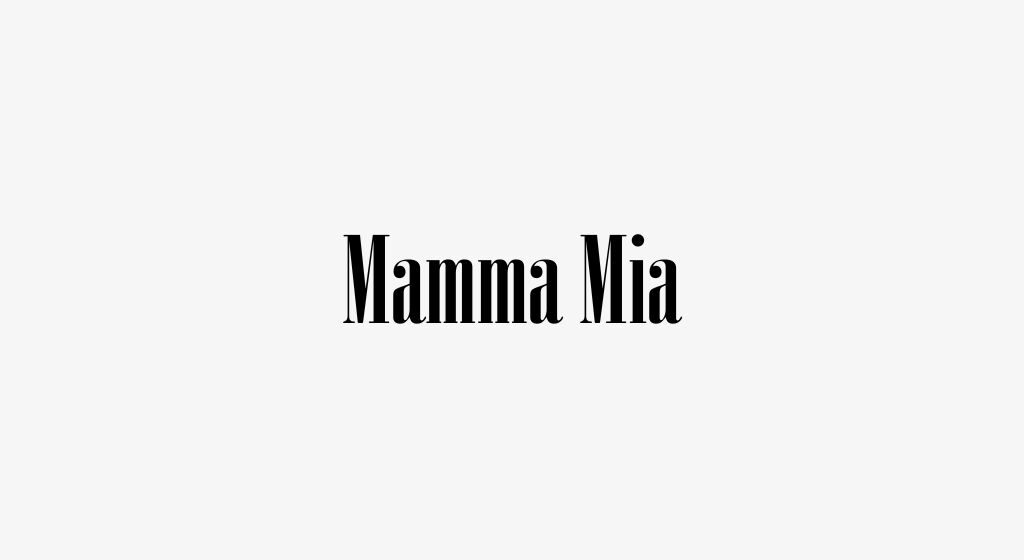 Mamma Mia Font
